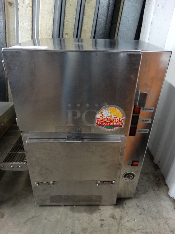 NICE! Fry D'lite Systems Model JVJ 1000120 Stainless Steel Commercial Countertop Electric Powered Ventless Fryer. 120 Volts, 1 Phase. 