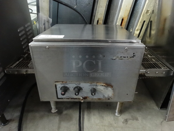 GREAT! Holman Stainless Steel Commercial Countertop Electric Powered Conveyor Pizza Oven. 30x18x16