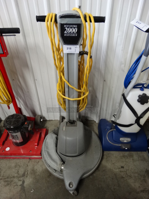 Metal Commercial Dust Control 2000 Burnisher. 22x32x50. Tested and Working!