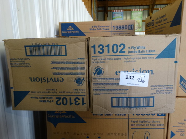 2 Boxes of BRAND NEW IN BOX! Georgia Pacific Envision Jumbo Bath Tissue. 2 Times Your Bid!