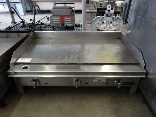 NICE! Anvil Stainless Steel Commercial Countertop Gas Powered Flat Top Griddle. 37x24x14