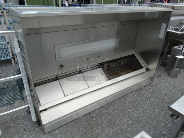 WOW! 7' CaptiveAire Model 5124 CND Stainless Steel Commercial Grease Hood. 86x24x54