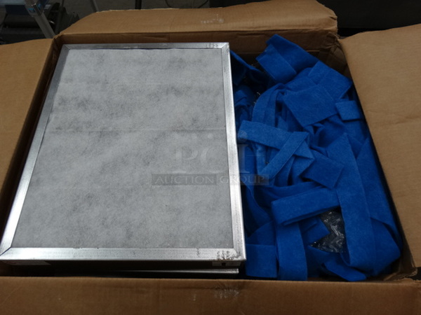 3 Sparks Technology Metal Framed Activated Carbon Filters. 15.5x19.5x4. 3 Times Your Bid!