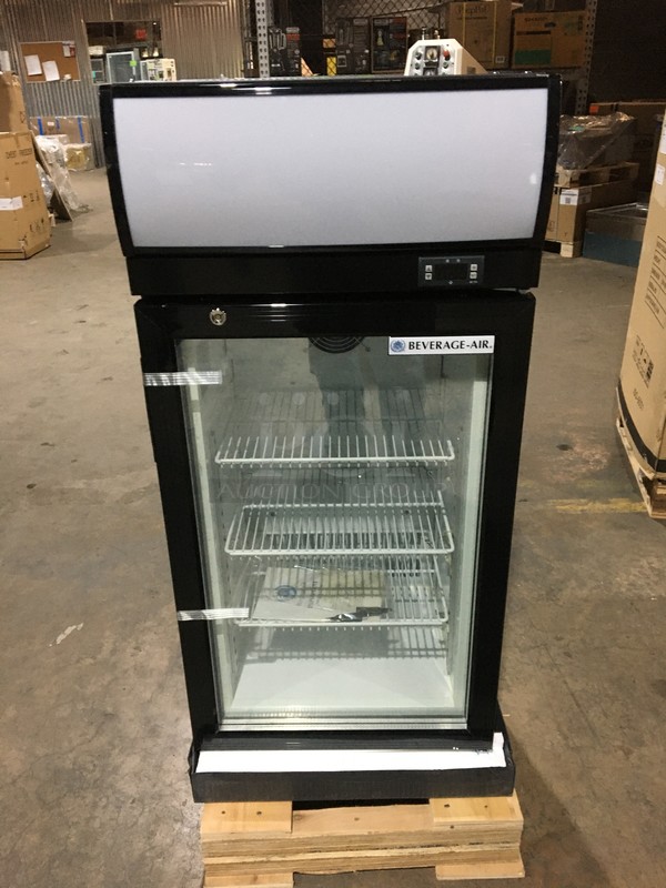 GREAT! NEW IN THE BOX! Beverage Air Commercial Countertop Reach In Freezer Merchandiser! With Poly Coated Racks! Model CTF31B! 115V! - Image 3 of 12