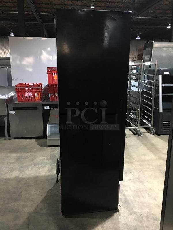 Imbera Commercial Single Door Reach In Cooler Merchandiser! With Poly Coated Racks! Model G319 Serial 534120404221! 115V 1Phase! - Image 4 of 9
