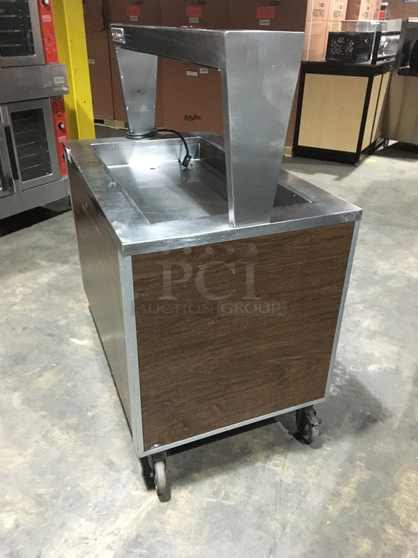 Precision Commercial Refrigerated Cold Pan! Model BLC3BU Serial 45733! 120V 1Phase! On Commercial Casters!  - Image 2 of 8