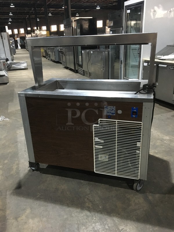 Precision Commercial Refrigerated Cold Pan! Model BLC3BU Serial 45733! 120V 1Phase! On Commercial Casters!  - Image 3 of 8