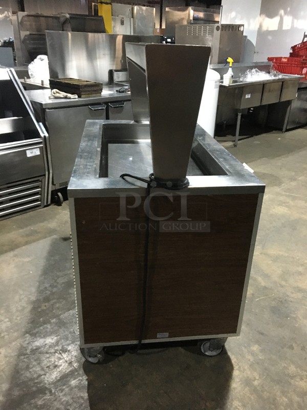 Precision Commercial Refrigerated Cold Pan! Model BLC3BU Serial 45733! 120V 1Phase! On Commercial Casters!  - Image 4 of 8
