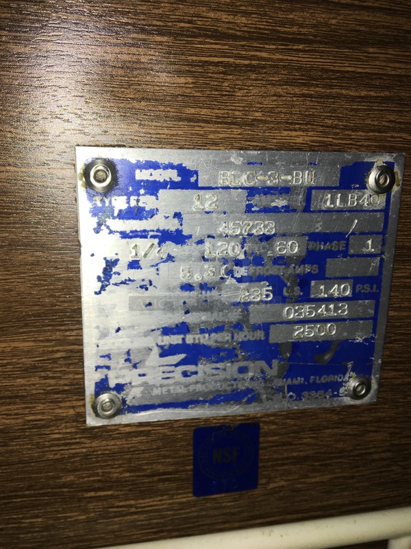 Precision Commercial Refrigerated Cold Pan! Model BLC3BU Serial 45733! 120V 1Phase! On Commercial Casters!  - Image 7 of 8