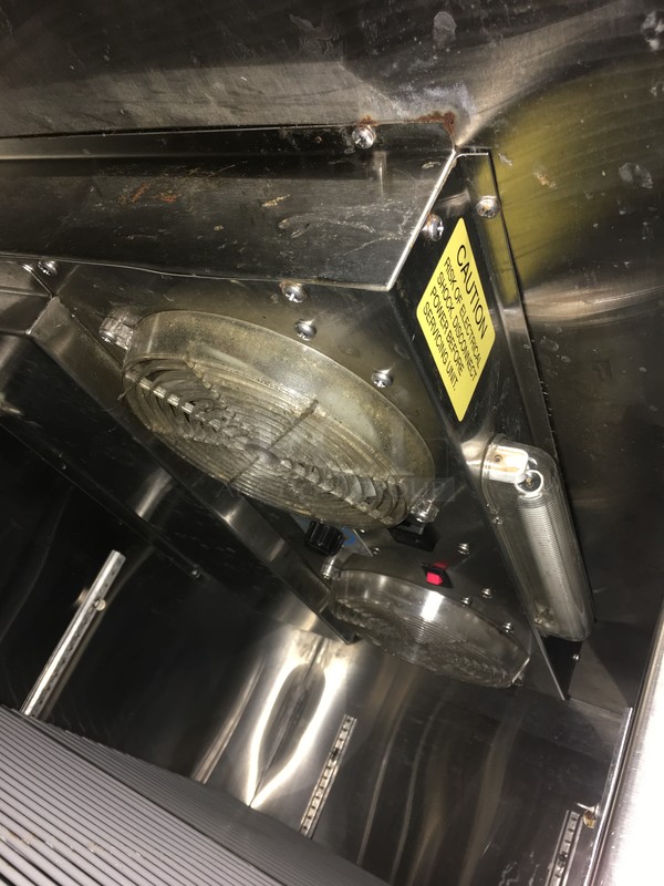 Glastender Self Contained 2 Door Bar Back/Mug Froster! With Poly Coated Racks! All Stainless Steel! Model FV48SN Serial 134132994N! 120V 1Phase! - Image 7 of 9