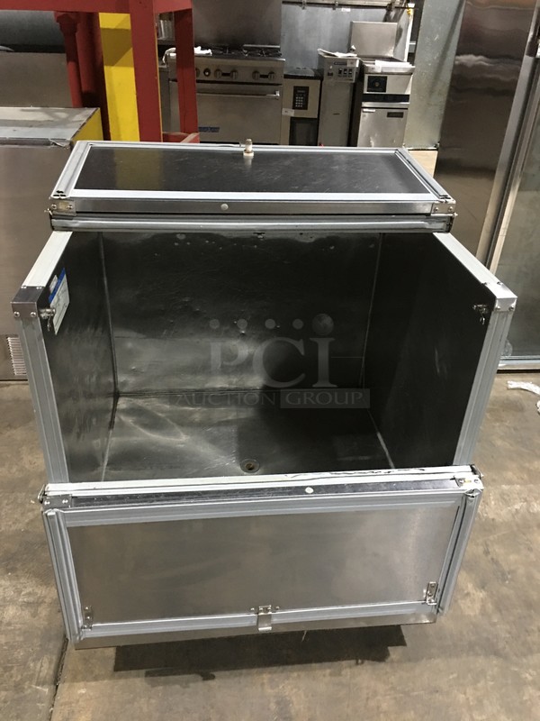 Beverage Air Commercial Milk Cooler! All Stainless Steel! With Poly Coated Racks! Model SM34N Serial 2415867! 115V 1Phase! On Commercial Casters! - Image 5 of 8