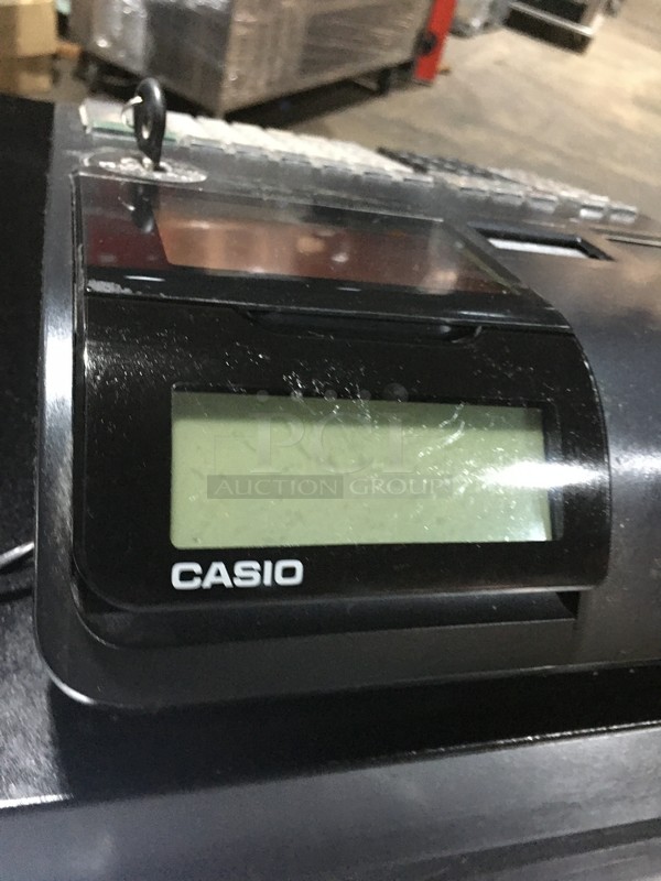 Casio Cash Register! With Key! Model PCRT2300 Serial EX294076B25408! 120V! Working! - Image 5 of 11