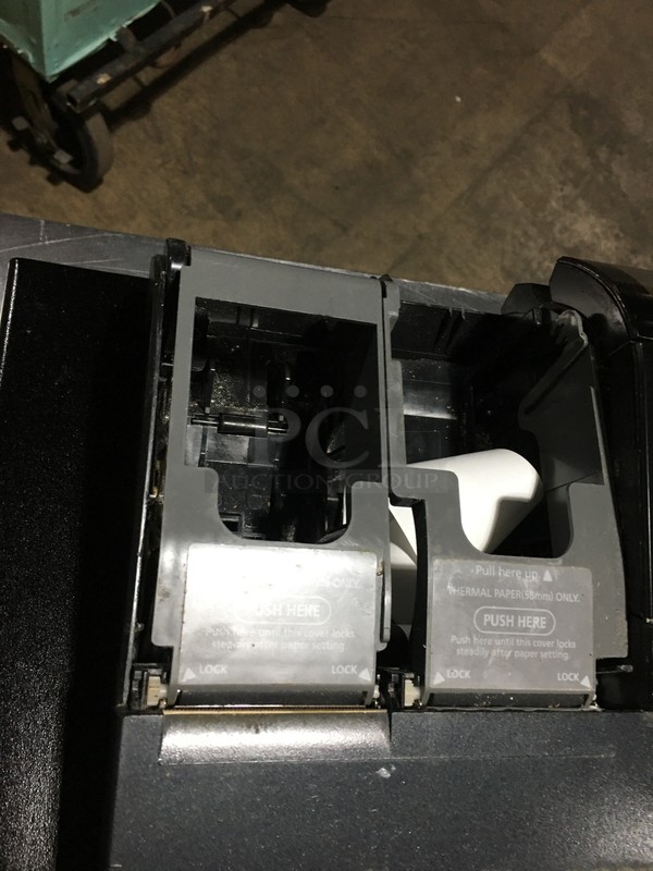 Casio Cash Register! With Key! Model PCRT2300 Serial EX294076B25408! 120V! Working! - Image 8 of 11