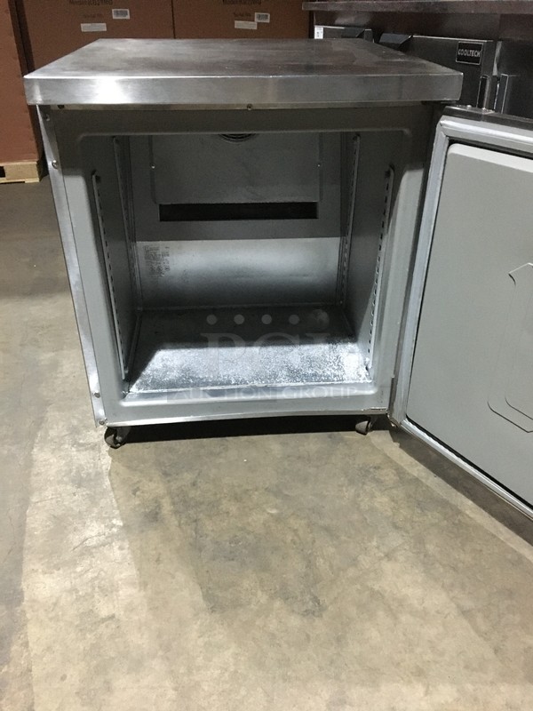 Randell Commercial Refrigerated Single Door Lowboy/Worktop! All Stainless Steel! Model 94047M Serial T000068740! 115V 1Phase! On Commercial Casters! - Image 5 of 8