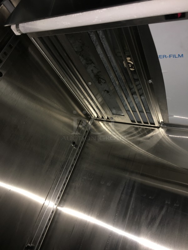 Delfield Commercial Single Door Reach In Cooler Merchandiser! All Stainless Steel! Model SSR1SG40CHIP1 Serial 0910152001417! 115V! - Image 6 of 8