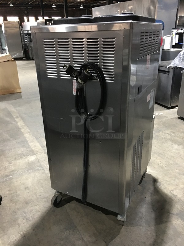 GORGEOUS! Taylor Commercial Floor Style 2 Flavor Frosty/Coolatta/Slushie Making Machine! With Milshake Mixing Attachment! All Stainless Steel! Model 342D27 Serial K5114958! 208/230V 1Phase! On Commercial Casters! - Image 3 of 11