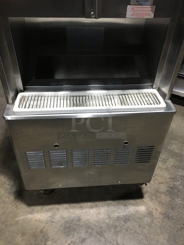 GORGEOUS! Taylor Commercial Floor Style 2 Flavor Frosty/Coolatta/Slushie Making Machine! With Milshake Mixing Attachment! All Stainless Steel! Model 342D27 Serial K5114958! 208/230V 1Phase! On Commercial Casters! - Image 8 of 11
