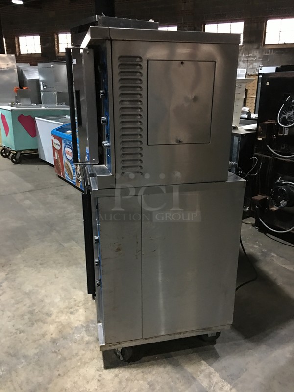 Duke Commercial Convection Oven! With Proofer Underneath! With View Through Doors! All Stainless Steel! Model PFB1 Serial  50IHJH0001! 120V 1Phase! On Commercial Casters! 2 X Your Bid! Makes One Unit! - Image 2 of 11