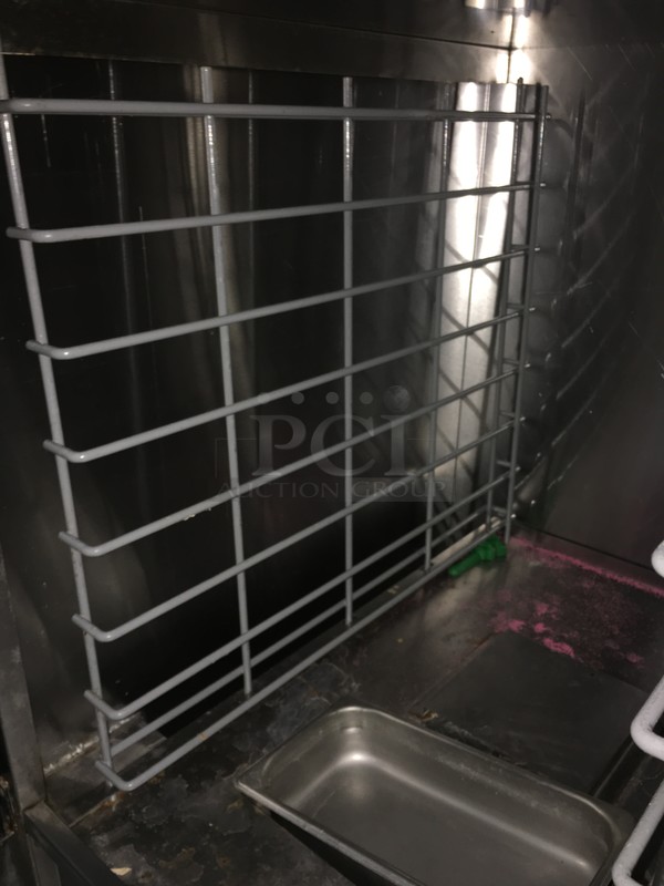 Duke Commercial Convection Oven! With Proofer Underneath! With View Through Doors! All Stainless Steel! Model PFB1 Serial  50IHJH0001! 120V 1Phase! On Commercial Casters! 2 X Your Bid! Makes One Unit! - Image 7 of 11