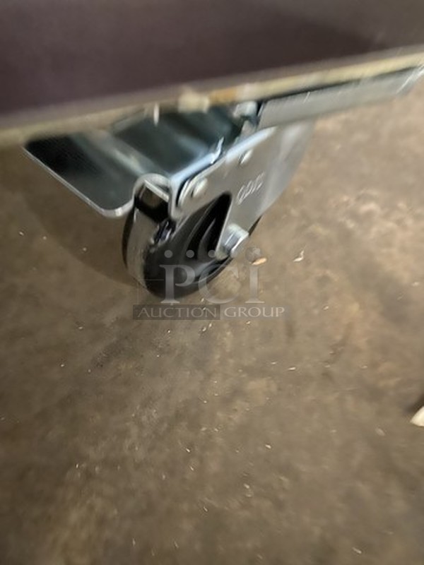 SWEET! BRAND NEW IN THE BOX! KOOL IT One Glass Door Reach In Cooler/Merchandiser! With Poly Coated Racks! Model KB27RG! 115V 1Phase! On Commercial Casters!  - Image 10 of 12
