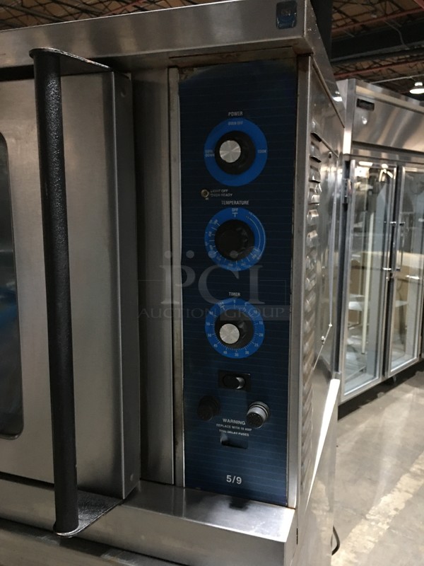 Duke Commercial Convection Oven! With Proofer Underneath! With View Through Doors! All Stainless Steel! Model PFB1 Serial  50IHJH0001! 120V 1Phase! On Commercial Casters! 2 X Your Bid! Makes One Unit! - Image 8 of 11