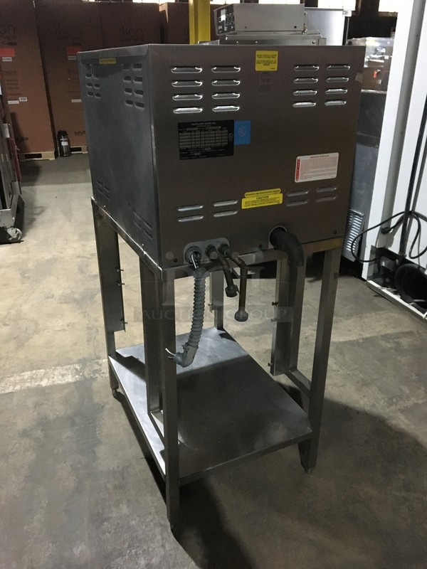 Cleveland Commercial Electric Powered Single Door Steamer! Steam Craft 3.1 Edition! With Underneath Storage! On Stainless Steel Stand! Model 21CET8 Serial WC2121193F01! 208V 1 Phase! - Image 3 of 10