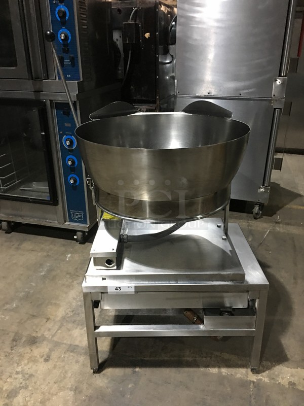 Cleveland Commercial Electric Powered Tilting Soup Kettle! All Stainless Steel! Model SET15 Serial 10923059480! 208V 1/3Phase!  - Image 1 of 10