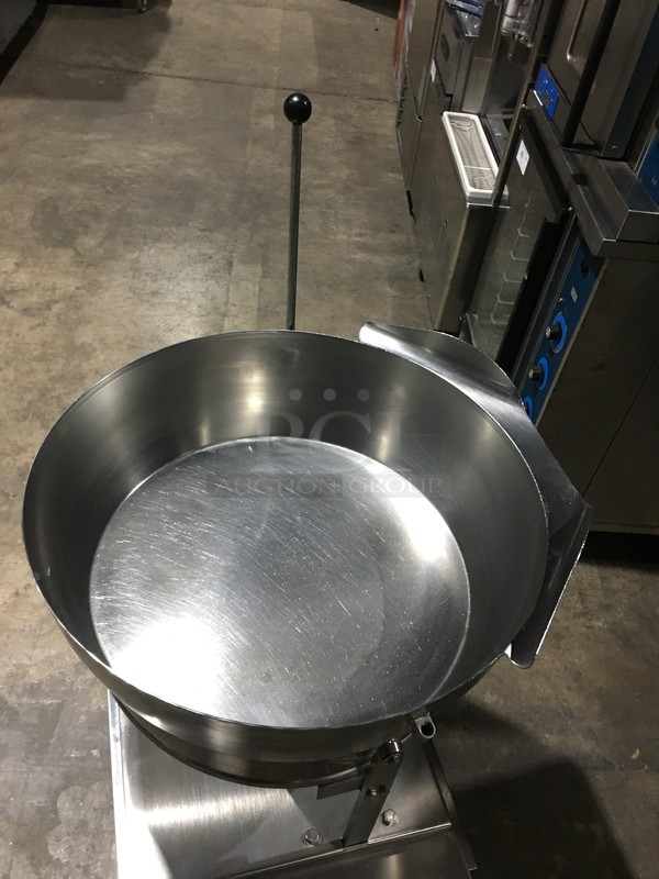 Cleveland Commercial Electric Powered Tilting Soup Kettle! All Stainless Steel! Model SET15 Serial 10923059480! 208V 1/3Phase!  - Image 5 of 10