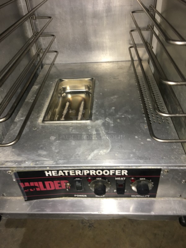 Wilder Commercial Food Warmer/Proofer Cabinet! Holds Full Size Trays! All Stainless Steel! Model E17UAC20NYSL Serial 523610010208! 120V 1Phase! On Commercial Casters! - Image 5 of 8