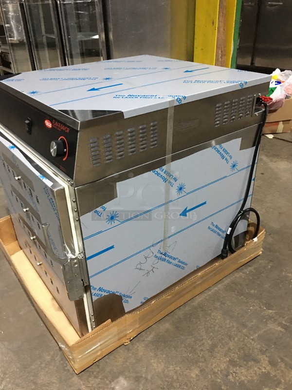 NEW IN THE BOX! Hatco Commercial Under The Counter Food Warming Cabinet! All Stainless Steel! Flav-R-Savor Series! Model FSHC6W1 Serial 6051071505! 120V 1Phase! - Image 5 of 12