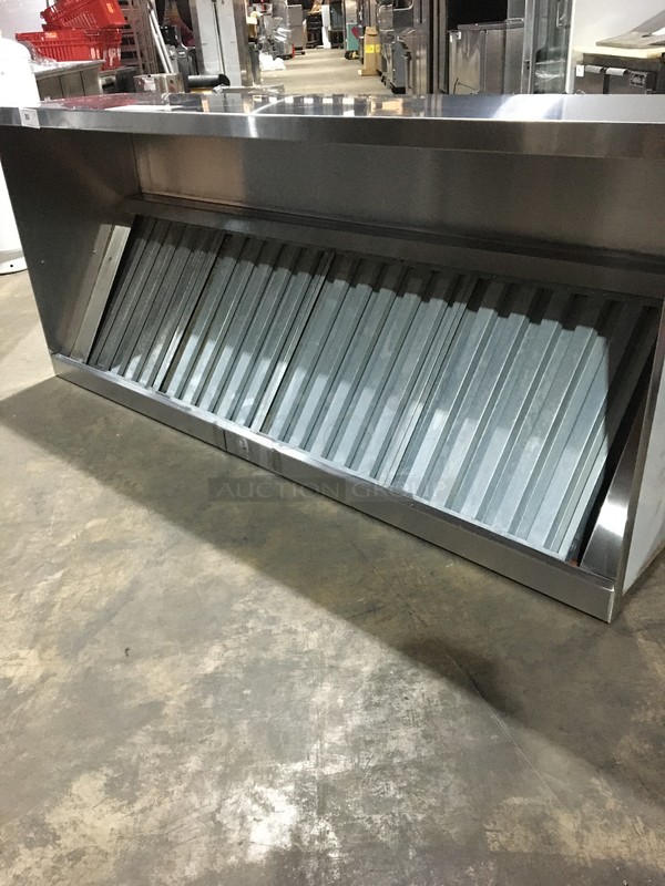 LIKE NEW! All Stainless Steel Commercial 7' Hood System!  - Image 5 of 7