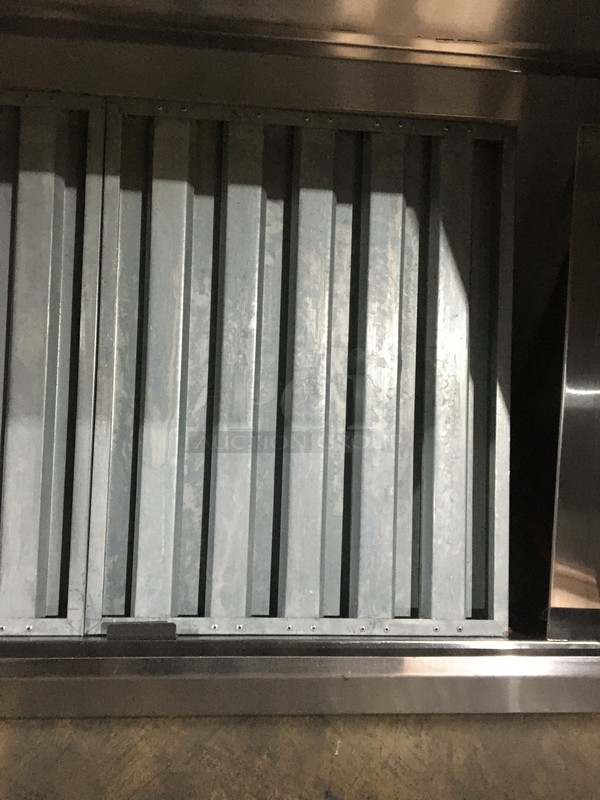 LIKE NEW! All Stainless Steel Commercial 7' Hood System!  - Image 6 of 7