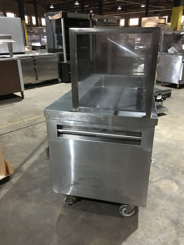 All Stainless Steel Refrigerated Cold Pan! With Storage Space Underneath! On Commercial Casters! - Image 3 of 9