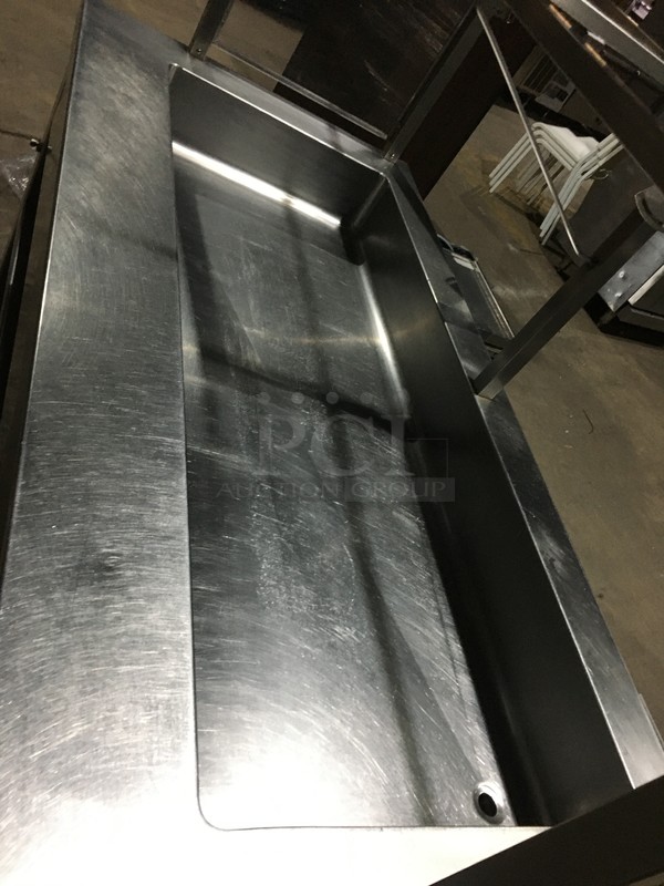 All Stainless Steel Refrigerated Cold Pan! With Storage Space Underneath! On Commercial Casters! - Image 5 of 9