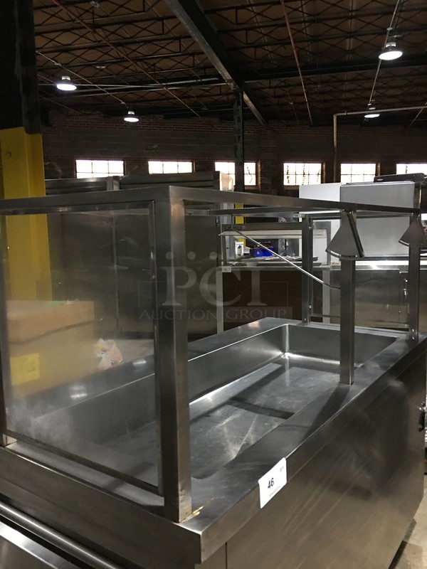 All Stainless Steel Refrigerated Cold Pan! With Storage Space Underneath! On Commercial Casters! - Image 8 of 9
