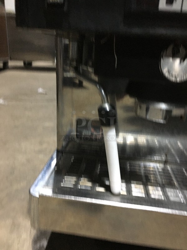 Unic Commercial Countertop Dual Espresso Machine! With Steam Wand! All Stainless Steel! Twin Phoenix Series! - Image 6 of 9