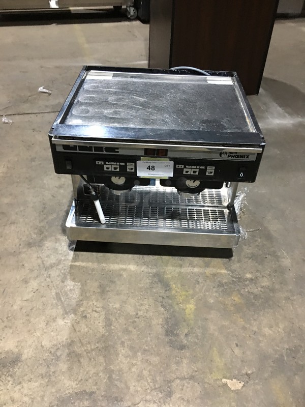 Unic Commercial Countertop Dual Espresso Machine! With Steam Wand! All Stainless Steel! Twin Phoenix Series! - Image 8 of 9