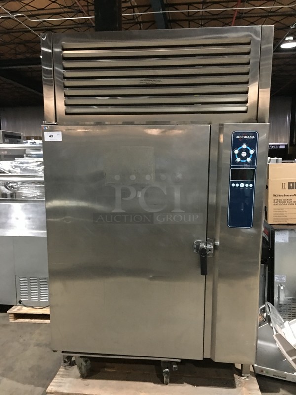 Alto-Shaam Commercial Single Solid Door Blast Chiller! All Stainless Steel! Model QC50B2MADSHL Serial 305607! 208/240V 1Phase! On Legs!