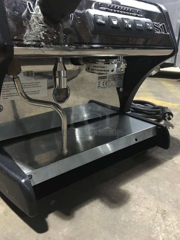 Las Paziale Commercial Countertop Espresso Machine! With Steam Wand! All Stainless Steel!  - Image 7 of 8