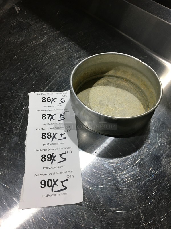 Round Food Holding Pans! 5 X Your Bid! - Image 5 of 5