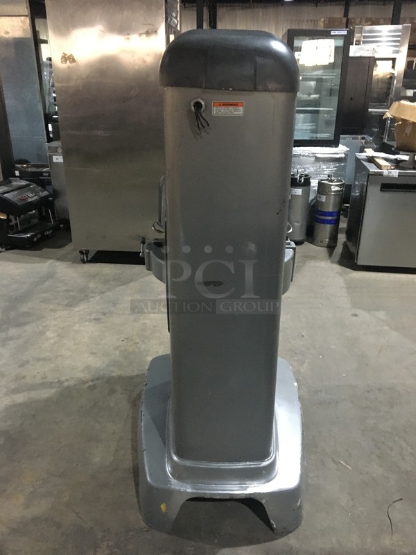 Hobart Commercial Floor Style 60 Quart Planetary Mixer! With Stainless Steel Bowl & Bowl Guard! With Dough Hook Attachment! Model HL600 Serial 311282820! 200/230V 1/3Phase! Damaged From Shipping! Not Tested!  - Image 3 of 10