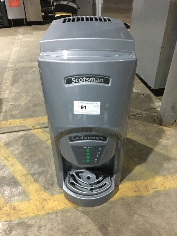Scotsman Commercial Countertop Ice Machine/Dispenser! Also Has Water Dispenser! Model MDT2C12A1A Serial 13021330010109! 115V! 
