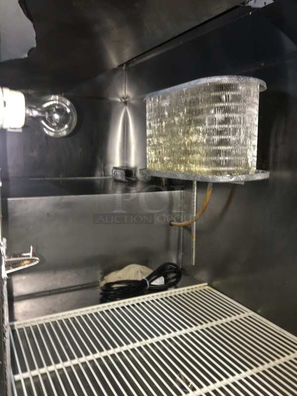 Leader Commercial Refrigerated Marble Top Pizza Prep Table! With 3 Door Underneath Storage Space! All Stainless Steel! 115V 1Phase! - Image 7 of 12