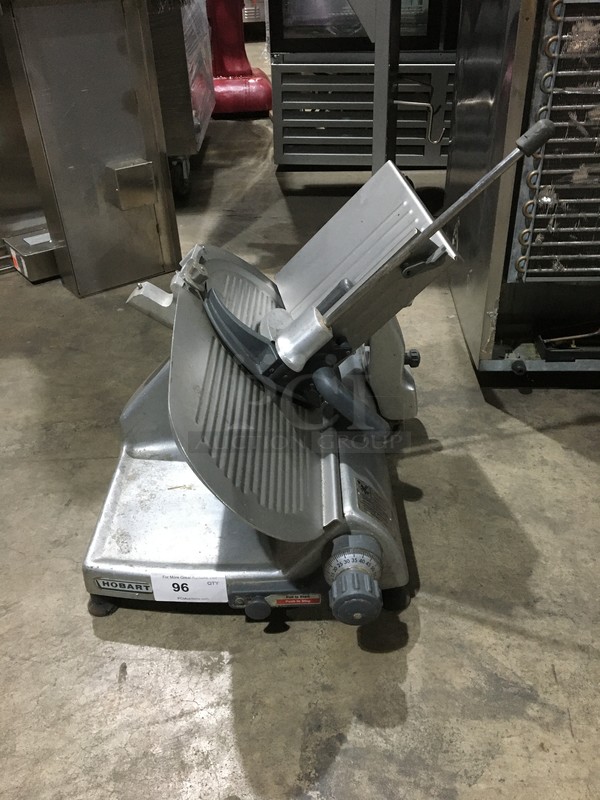 Hobart Commercial Countertop Heavy Duty Meat Slicer! All Stainless Steel! Model 2612 Serial 631015303! 120V 1Phase!