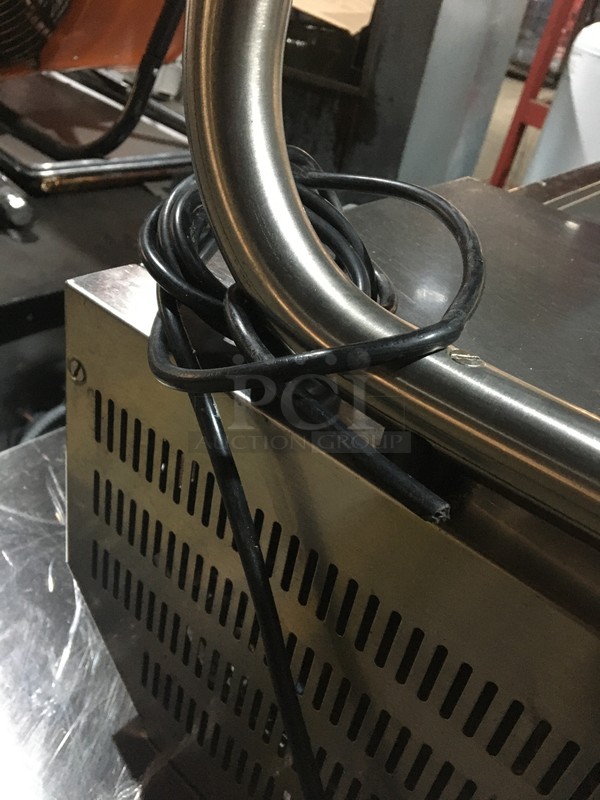 All Stainless Steel Commercial Refrigerated Salad Rail! With Curved Sneeze Guard! - Image 11 of 11
