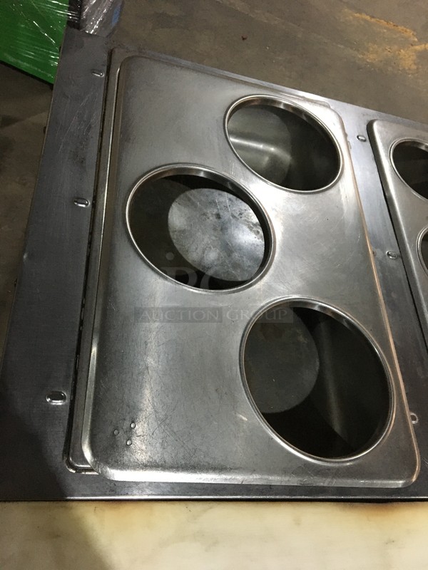 Eagle Commercial Natural Gas Powered 2 Well Steam Table! With Removable Soup Inserts! With Underneath Storage Space! With Commercial Cutting Board! All Stainless Steel! On Legs! - Image 6 of 11