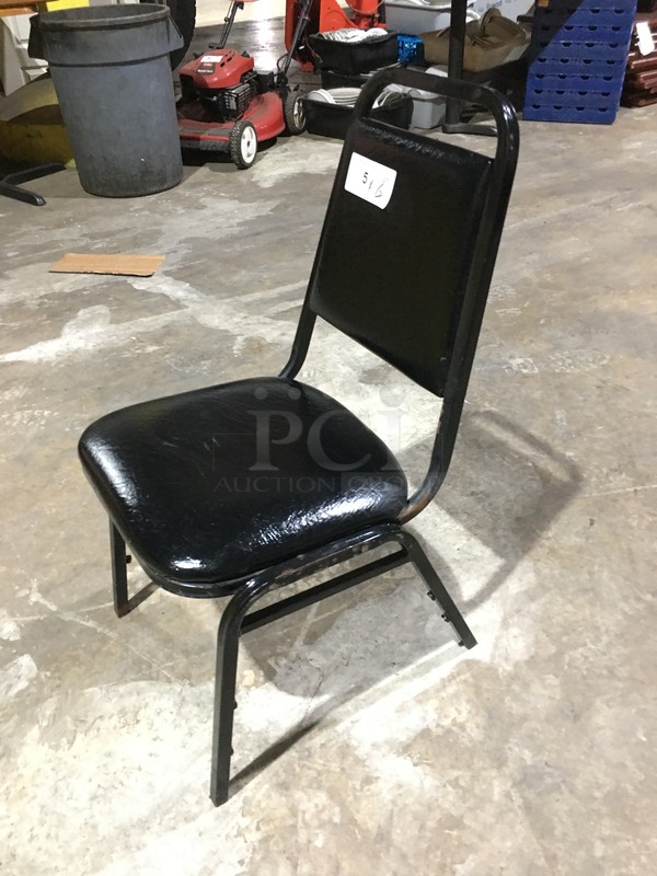 Metal Dining Chairs! With Cushioned Seat & Backrest! 6 X Your Bid! - Image 2 of 5