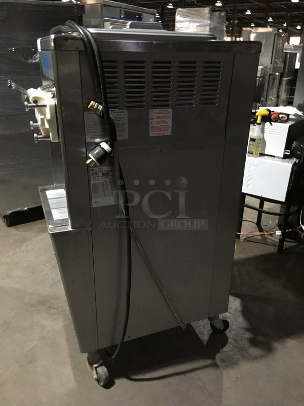 Taylor Commercial Floor Style 3 Flavor Soft Serve Ice Cream Machine! All Stainless Steel! Model 79433 Serial K8025796! 208/230V 3Phase! On Commercial Casters! Working When Removed! - Image 2 of 9
