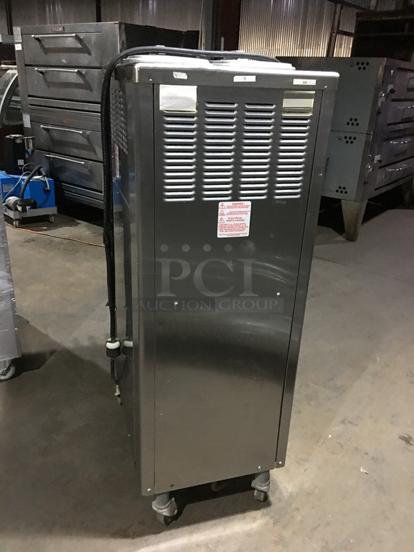 Taylor Commercial Floor Style 3 Flavor Soft Serve Ice Cream Machine! All Stainless Steel! Model 79433 Serial K8025798! 208/230V 3Phase! On Commercial Casters! Working When Removed! - Image 3 of 9