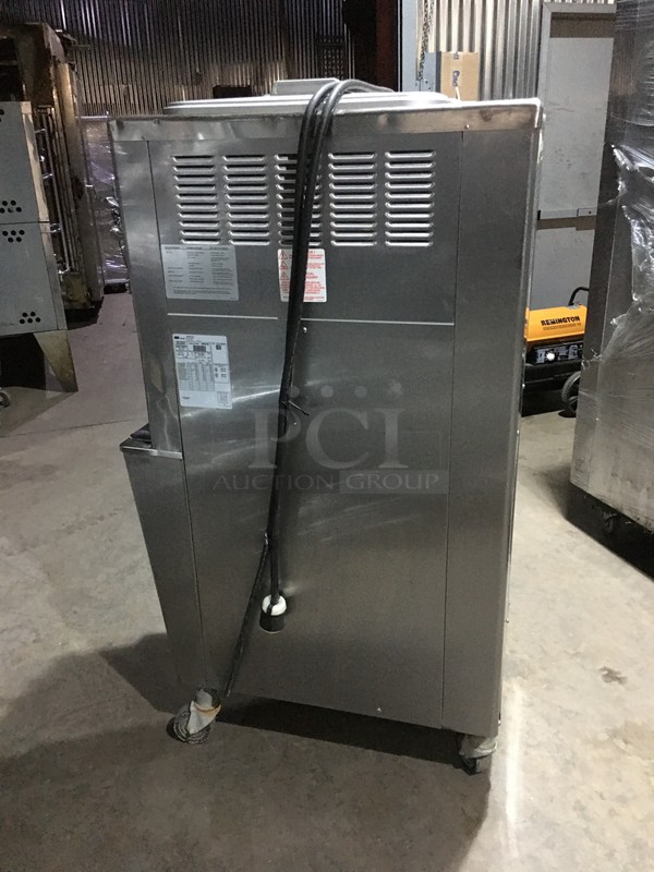 Taylor Commercial Floor Style 3 Flavor Soft Serve Ice Cream Machine! All Stainless Steel! Model 79433 Serial K8025798! 208/230V 3Phase! On Commercial Casters! Working When Removed! - Image 4 of 9